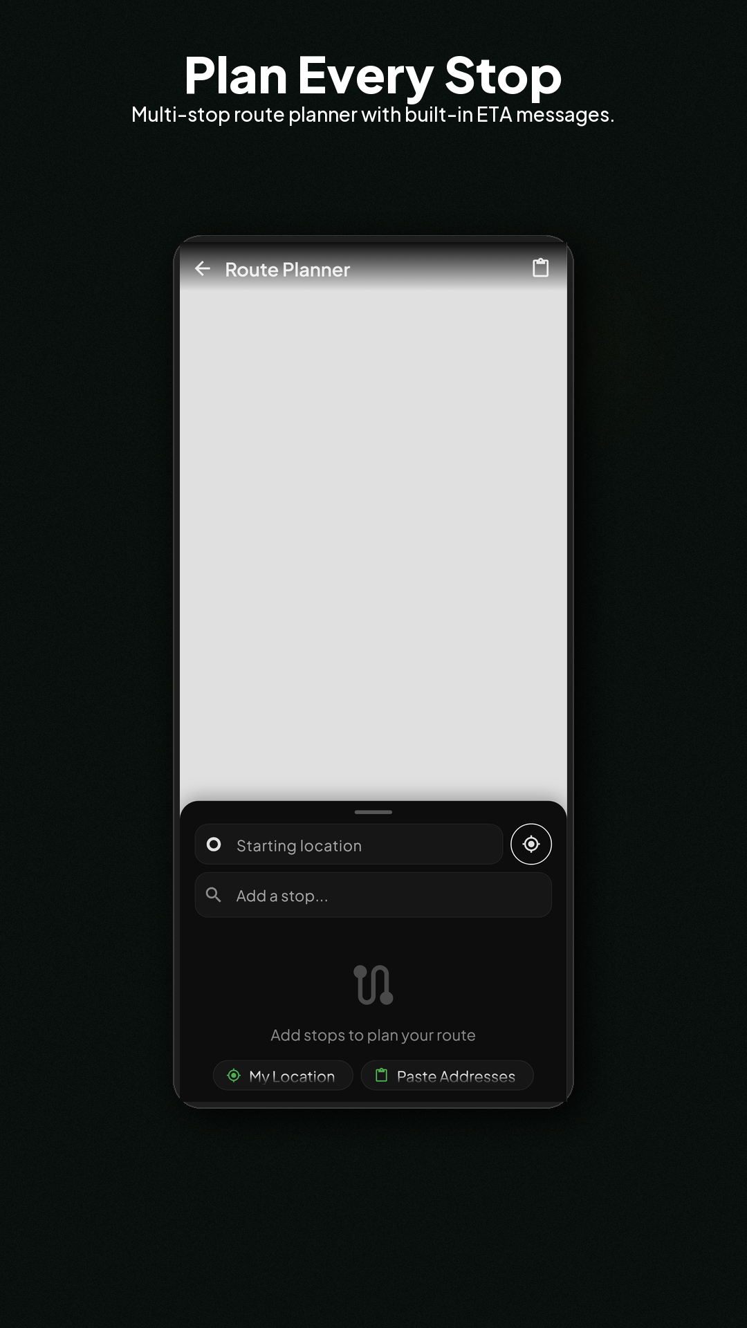 Multi-stop route planner